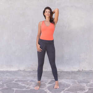 Jaya MARI MELANGE – Damen – Hose für Yoga und Freizeit aus Biobaumwolle