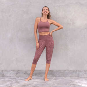 Jaya NIDHI – Damen – 3/4 Hose für Yoga und Freizeit aus Biobaumwolle