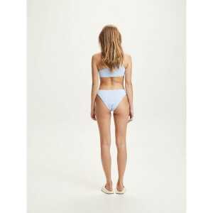 KnowledgeCotton Apparel Bikini mit einer Schulter frei – Ribble- mit recyceltem Nylon