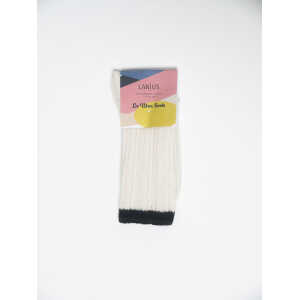 LANIUS Rippenstrick-Socken aus Bio-Baumwolle mit Bio-Schurwolle