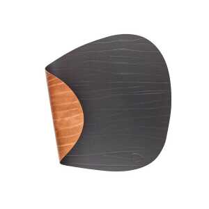 LindDNA Tischset – Platzdeckchen – Curve – Double – wendbar – aus recyceltem Leder