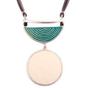 Mambu Design Upcycling Halskette – Ocean – Straußeneischmuck