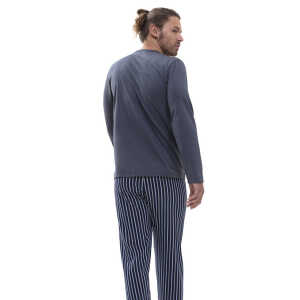 Mey Herren Schlafanzug Pyjama lang “Portimo” Made-in-Green