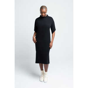 SHIPSHEIP YOKO – Damen Kleid mit Stehkragen aus Bio-Baumwolle