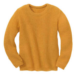 Strick-Pullover, gelb