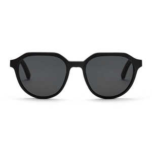 TAKE A SHOT Holz Sonnenbrille für Herren und Damen mit modernem Flattop Design