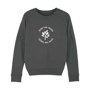 University of Soul Damen Sweatshirt aus Bio-Baumwolle “Save the Trees”