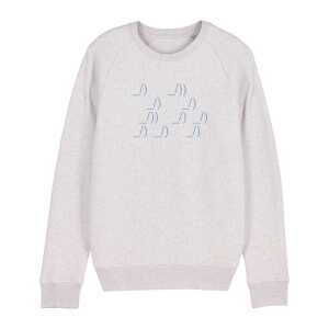University of Soul Herren Sweatshirt aus Bio-Baumwolle “ASCII Segler”