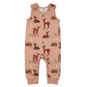Walkiddy Baby Deers – Baumwolle (Bio) – pink – Strampler ohne Arm