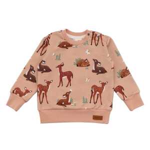 Walkiddy Baby Deers – Baumwolle (Bio) – pink – Sweatshirt
