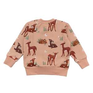Walkiddy Baby Deers – Baumwolle (Bio) – pink – Sweatshirt