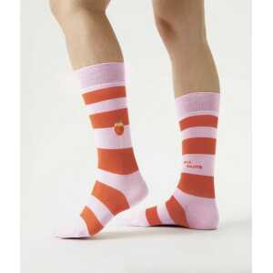 von Jungfeld Gestreifte Socken mit Spritz Icon | 1 Paar