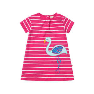Baby und Kinder Kleid “Flamingo” Gr.6-12 Monate