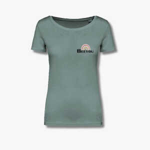 Beeyou. Clothes T-Shirt aus Bio-Baumwolle mit Regenbogen Druck