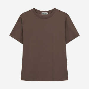 Bread & Boxers Damen T-Shirt mit Rundhalsausschnitt “WMN – CREW NECK REGULAR COLOUR” – 100% Biobaumwolle – GOTS