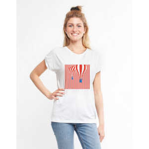 CORA happywear Damen T-Shirt aus Eukalyptus Faser “Laura” | Heißluftballon