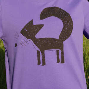 Cmig Damen T-Shirt Franzi Fuchs in purple love