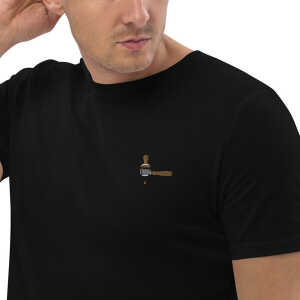 Coffee Fashion Siebträger & Tamper | Besticktes Organic Bio Baumwoll T-Shirt