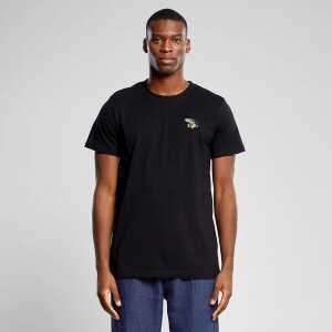 DEDICATED Herren T-Shirt Pike Fish Emb – Black