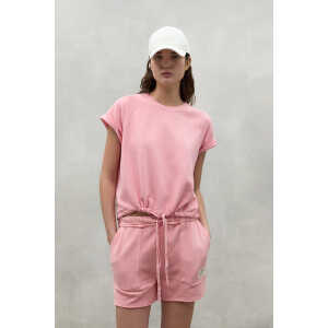 ECOALF Damen Shortsleeve-Sweatshirt REINE aus Biobaumwoll-Jersey, vegan – Washed Pink