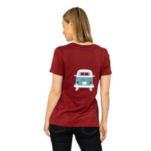 Elkline Damen T-Shirt Kult mit VW T1 Bulliprint auf Brust und Rücken