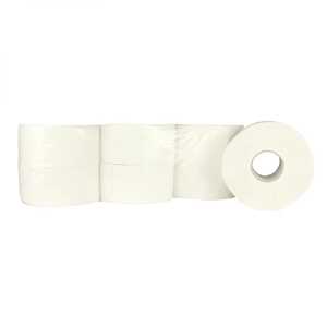 Eurocel BIO Toilettenpapier klein Jumbo 130m 2 Lagen Recycelt T2 – 12 Stück