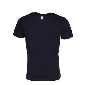 FÄDD Herren T-Shirt Rundhals aus Bio-Baumwolle “Teuchtlurm BT” Navy Blau