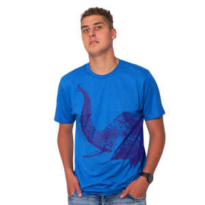 HANDGEDRUCKT “Elefant” Herren T-Shirt