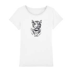 Human Family Bio Damen T-Shirt “Faith – Tiger”