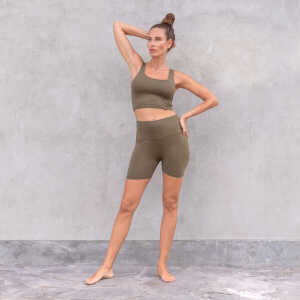 Jaya JANINE – Damen – Croptop/Bra für Yoga aus Biobaumwolle