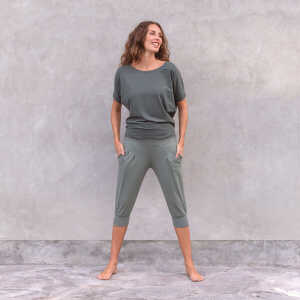 Jaya MARIA- Damen – lockeres Shirt für Yoga und Freizeit