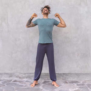 Jaya MATTEO – Männer – Print T-Shirt für Yoga aus 100% Biobaumwolle