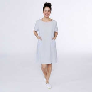 Kaipara – Merino Sportswear URBAN Wolle-Leinen Kleid kurz “Onesize”