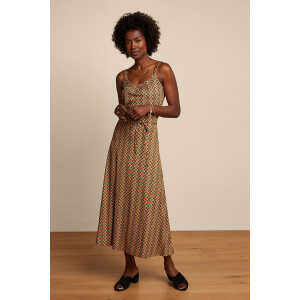 King Louie Kleid – Allison Midi Dress Twisted – aus Ecovero