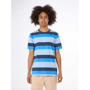 KnowledgeCotton Apparel Herren T-Shirt “Block Striped T-Shirt”