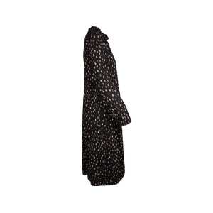 LANA Bio-Damen-Kleid “Moja” mit Raglanärmeln, knielang, schwarz, Gr. 40