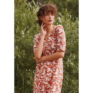 Lana natural wear Sommerkleid mit Blumen für Damen – Modell Fernanda