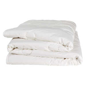 Leichte Bettdecke Ganzjahr Baumwolle und Kapok Maße 100 x 135 cm, Gewicht 310 g