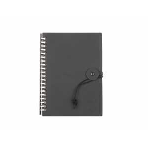 LindDNA A5 Notizbuch – Paper Block Button – Notebook – aus recyceltem Leder
