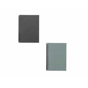 LindDNA A5 Notizbuch – Paper Block – Notebook – aus recyceltem Leder