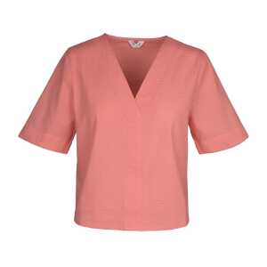 MELA Bio-Damen-Bluse “NALA” mit angedeuteter Knopfleiste, raspberry, Gr. M