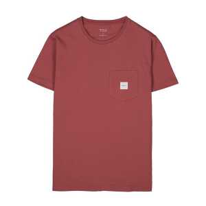 Makia T-Shirt Square Pocket – Berry