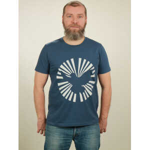 NATIVE SOULS T-Shirt Herren – Dove Sun – dark blue