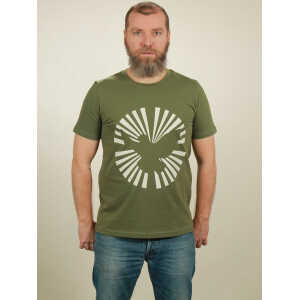 NATIVE SOULS T-Shirt Herren – Dove Sun – green