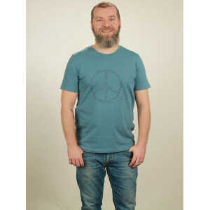 NATIVE SOULS T-Shirt Herren – Peace – light blue