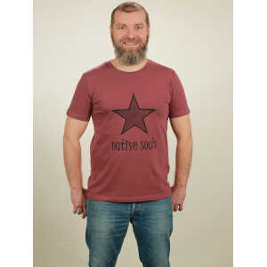 NATIVE SOULS T-Shirt Herren – Star – berry