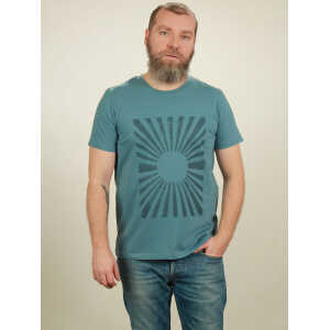NATIVE SOULS T-Shirt Herren – Sun – light blue