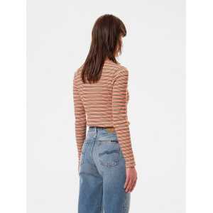 Nudie Jeans Longsleeve Jessy Striped Rib – Multi