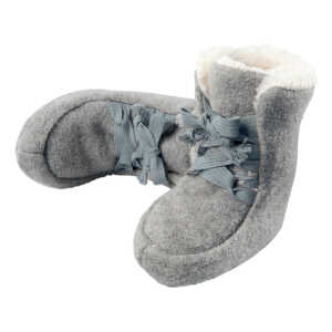 Pickapooh Baby Hausschuhe Babyschuhe Walk-Boots hellgrau Gr.1 (0-3 Monate)