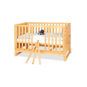 Pinolino Kinderzimmer-Set “Forest” breit groß, 3-teilig Kinderbett, Kommode, Kleiderschrank